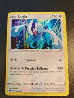 Carte Pokemon Lugia 132/185 Holo EB04 Voltage Eclatant FR - Image 1