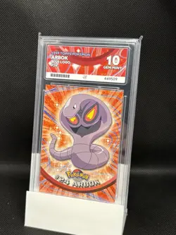*POP 1* ACE 10 Arbok #24 1999 TOPPS Blue Logo Pokemon (NOT PSA) - Image 1