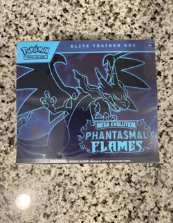 Pokemon TCG: Mega Evolution Phantasmal Flames Elite Trainer Box (ETB) - Sealed - Image 1