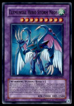 Yu-Gi-Oh! Elemental Hero Storm Neos #PTDN-EN043 Light Play - Image 1