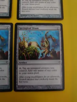 Springleaf Drum. Artifact x4 MTG 4 Card playset . Lorwyn. - Image 2