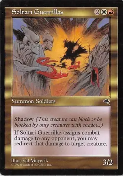 Soltari Guerrillas *Rare* Magic MtG x1 Tempest SP - Image 1