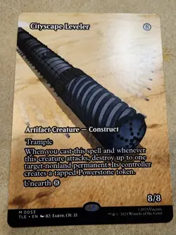 Cityscape Leveler - #53 Borderless Regular - Avatar: The Last Airbender - Mtg - Image 1