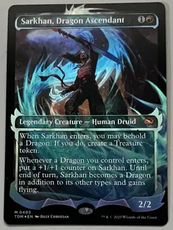MTG Tarkir: Dragonstorm Sarkhan Legendary Creature MYTHIC FOIL #0403 - Image 1