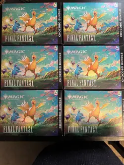 LOT OF 6 Magic The Gathering - Final Fantasy Chocobo Bundle New Sealed - Image 1