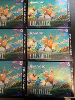 LOT OF 6 Magic The Gathering - Final Fantasy Chocobo Bundle New Sealed - Image 3