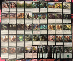 MTG - 60 CARD MONO GREEN ELF DECK - DIONUS ELVISH ARCHDRUID, SUTINA, LLANOWAR - Image 1