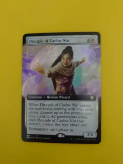 Disciple of Caelus Nin FOIL BRC 041 rare human wizard. MTG Card. - Image 1