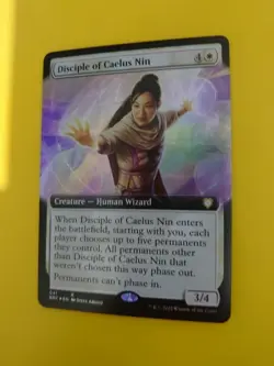 Disciple of Caelus Nin FOIL BRC 041 rare human wizard. MTG Card. - Image 2