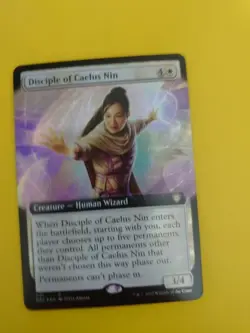 Disciple of Caelus Nin FOIL BRC 041 rare human wizard. MTG Card. - Image 3