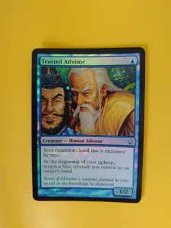 MTG Card. Trusted Advisor FOIL Saviours of Kamigawa. Exact as pictures - - Image 1