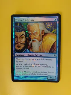 MTG Card. Trusted Advisor FOIL Saviours of Kamigawa. Exact as pictures - - Image 2