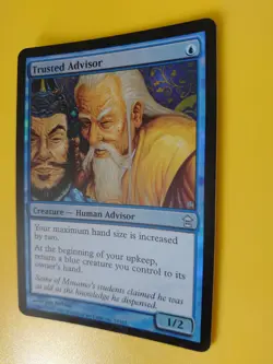 MTG Card. Trusted Advisor FOIL Saviours of Kamigawa. Exact as pictures - - Image 4