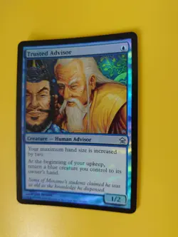MTG Card. Trusted Advisor FOIL Saviours of Kamigawa. Exact as pictures - - Image 5