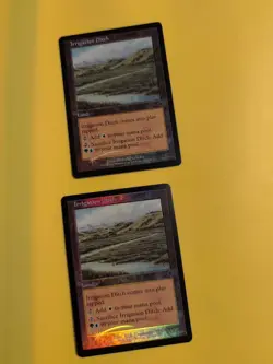 Irrigation Ditch x2 land INVASION. FOIL MTG 2 Card. Shooting star - Image 1