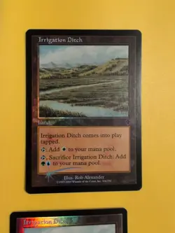 Irrigation Ditch x2 land INVASION. FOIL MTG 2 Card. Shooting star - Image 4