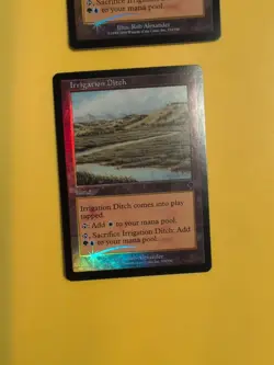 Irrigation Ditch x2 land INVASION. FOIL MTG 2 Card. Shooting star - Image 5