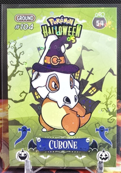 Pokemon 2025 Collectoons Set Halloween Cubone 54 Circle Holo Peru #104 - Image 1