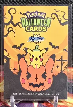 Pokemon 2025 Collectoons Set Halloween Cubone 54 Circle Holo Peru #104 - Image 2