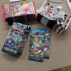 Mixed lot, Pokemon Card NEW SEALED Korean Booster Packs - Qty 52 - Image 2