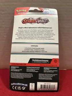 Pokemon TCG Blister With 1 Pack Of Scarlet & Violet, Espthra Promo Card & Coin. - Image 2