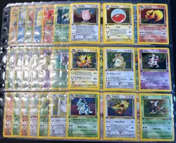 1st Edition Jungle Master Set 64/64 100% Complete Vintage Pokemon Cards - Image 1