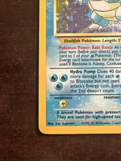 Blastoise 2/102 Holo HP Pokemon TCG Base Set WOTC HP - Image 5