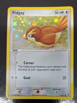 POKEMON PIDGEY 73/112 FIRE RED & LEAF GREEN RARE HOLO PACKET TO SLEEVE MINT - Image 1