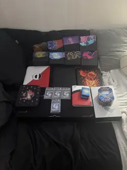 pokemon collection 5 binders over 25+ huge cards 80% done of fusion stirke. - Image 1