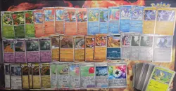 Pokemon SV: Black Bolt Bulk 181 Cards- 41 Holos+Reverse Holos 140 Com/uncom NM - Image 1