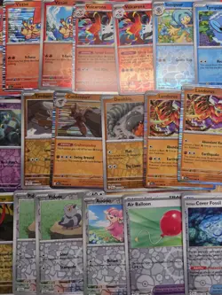 Pokemon SV: Black Bolt Bulk 181 Cards- 41 Holos+Reverse Holos 140 Com/uncom NM - Image 4