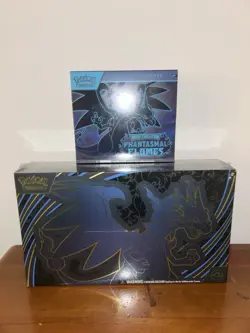 Pokemon TCG Mega Charizard X UPC + Phantasmal Flames ETB SEALED - Image 2
