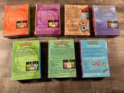 Lot of 7x Pokemon WOTC Wizards Theme Decks Holo Complete Box Mint NM-LP Vintage - Image 2