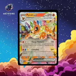 Carte Pokemon Pyroli EX 014/131 Evolutions Prismatiques EV 8.5 FR Neuve - Image 1