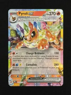 Carte Pokemon Pyroli EX 014/131 Evolutions Prismatiques EV 8.5 FR Neuve - Image 2