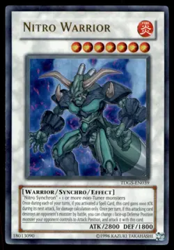 Yu-Gi-Oh! Nitro Warrior #TDGS-EN039 Light Play - Image 1