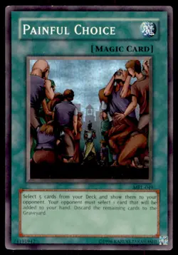 Yu-Gi-Oh! Painful Choice #MRL-049 Light Play - Image 1