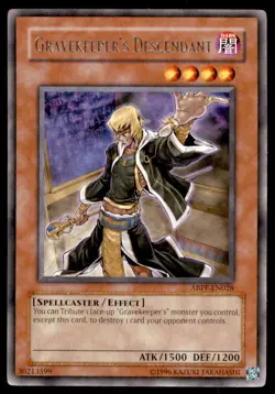 Yu-Gi-Oh! Gravekeeper's Descendant #ABPF-EN028 Light Play - Image 1