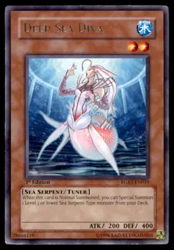 Yu-Gi-Oh! Deep Sea Diva #RGBT-EN035 1st Edition Light Play - Image 1