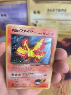 Pokemon Karte Card Rocket's Moltres Gym Challenge 1998 Holo Wotc japanese VG - Image 5