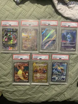 7 Graded PSA Pokemon Cards!! - Image 1