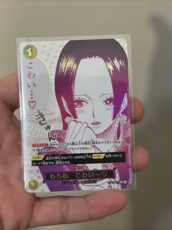 Boa Hancock I'm scared... OP14-118 R-P Azure Sea's Seven ONE PIECE Card Japanese - Image 3