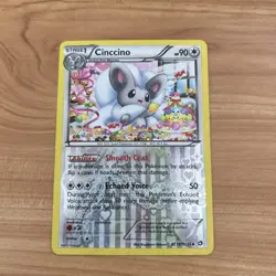 Pokemon CINCCINO Card RC19/RC25 Reverse Holo Uncommon Legendary Treasures - Image 1