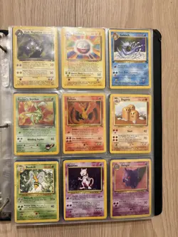 Pokemon Vintage Snorlax Binder with WOTC cards including holos and rares - Image 2