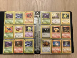 Pokemon Vintage Snorlax Binder with WOTC cards including holos and rares - Image 5