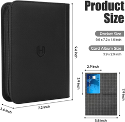 Trading Card Binder with Sleeves, Card Binder Collect Holder Album - Image 3