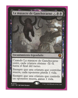 THE MEATHOOK MASSACRE Innistrad Remastered Magic Spanish MTG 0122 Ganchocarne NM - Image 1