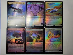 14x Spacecraft Foil, Borderless, Extended Edge of Eternities Artifact EOE mtg LP - Image 1