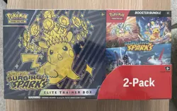 Pokemon Surging Sparks Elite Trainer Box + Booster Bundle Factory Sealed - Image 1
