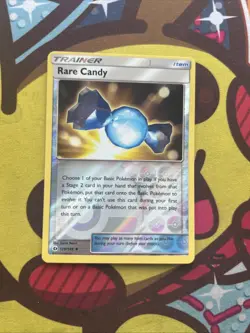 Pokemon Rare Candy 129/149 - SM Sun Moon Base - Expanded GLC - Reverse Holo - Image 1